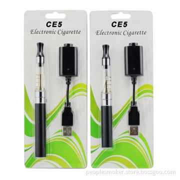 Electronic cigarette blister pack with USB charger